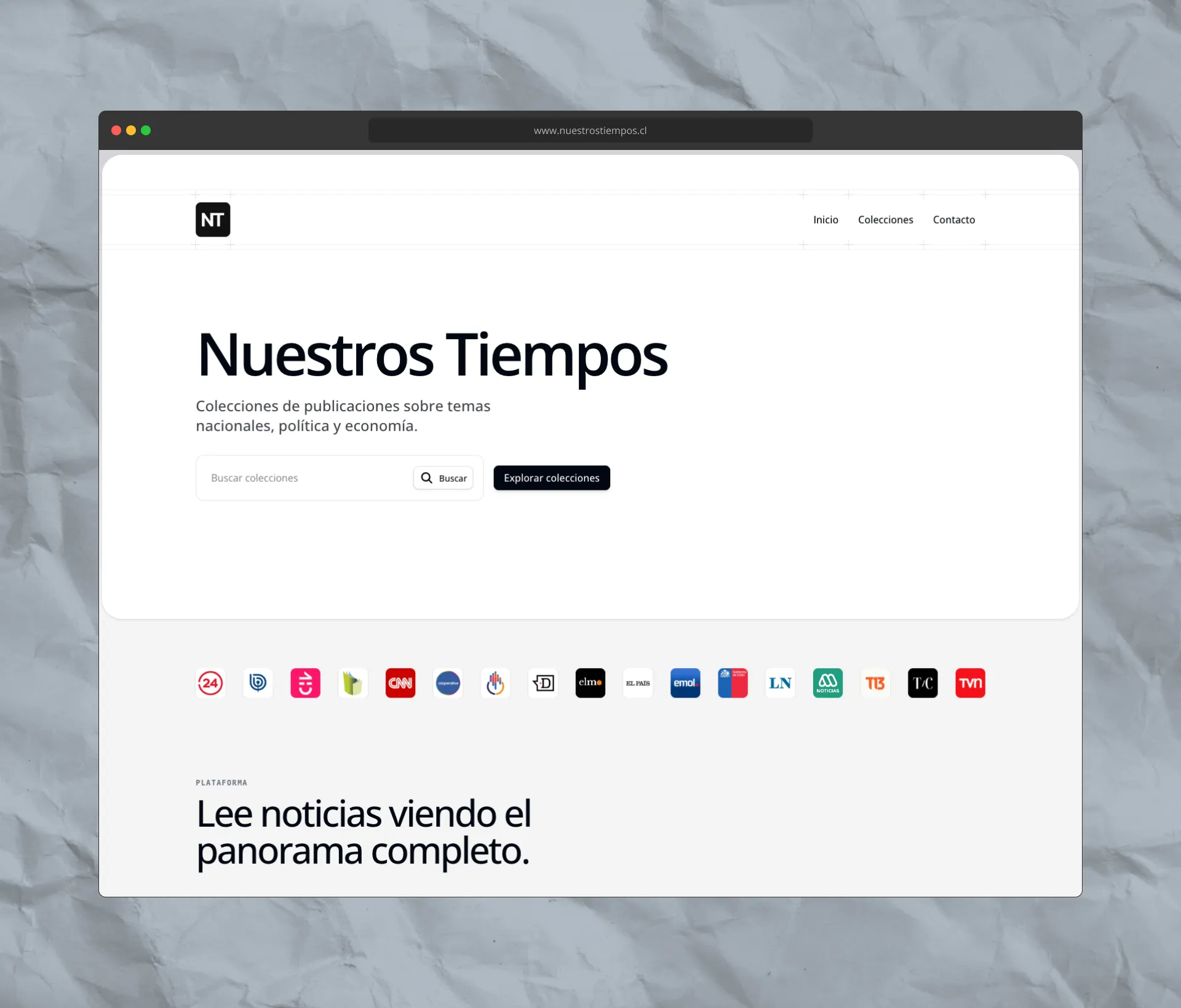 Nuestros Tiempos — Decoding Chile's News Complexity with AI