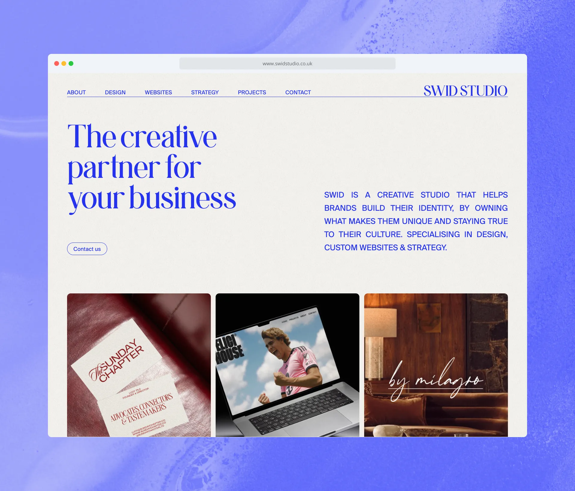 Custom CMS for our creative partner